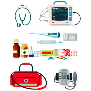 doctor-supplies-diagnosis-treatment-set-medical-bag-electronic-tonometer-stethoscope-pharmaceuticals-thermometer-ampoule-vaccine-ecg-machine-monitor-syringe_575670-1039